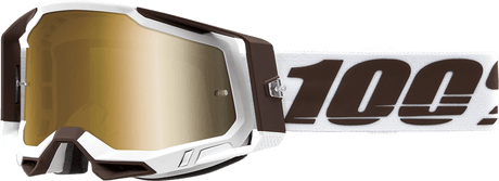 100% Racecraft 2 Goggles - Snowbird - True Gold 50010-00007 - Electrek Moto