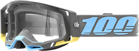 100% Racecraft 2 Goggles - Trinidad - Clear 50009-00008 - Electrek Moto