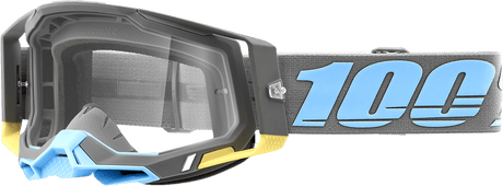 100% Racecraft 2 Goggles - Trinidad - Clear 50009-00008 - Electrek Moto