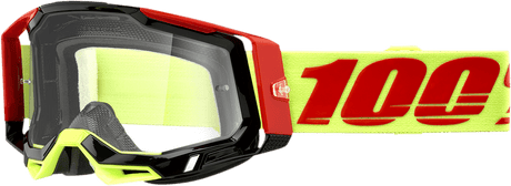 100% Racecraft 2 Goggles - Wiz - Clear 50009-00010 - Electrek Moto