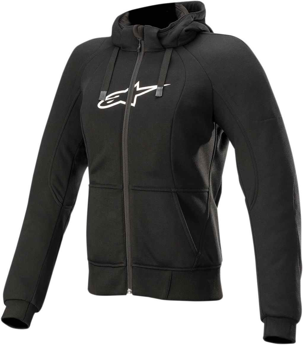 ALPINESTARS Stella Chrome Sport Jacket/Hoodie - Black - Large 4210920-10-L