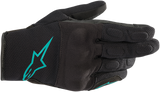 ALPINESTARS Stella S-Max Gloves - Black/Teal - Small 3537620-1170-S