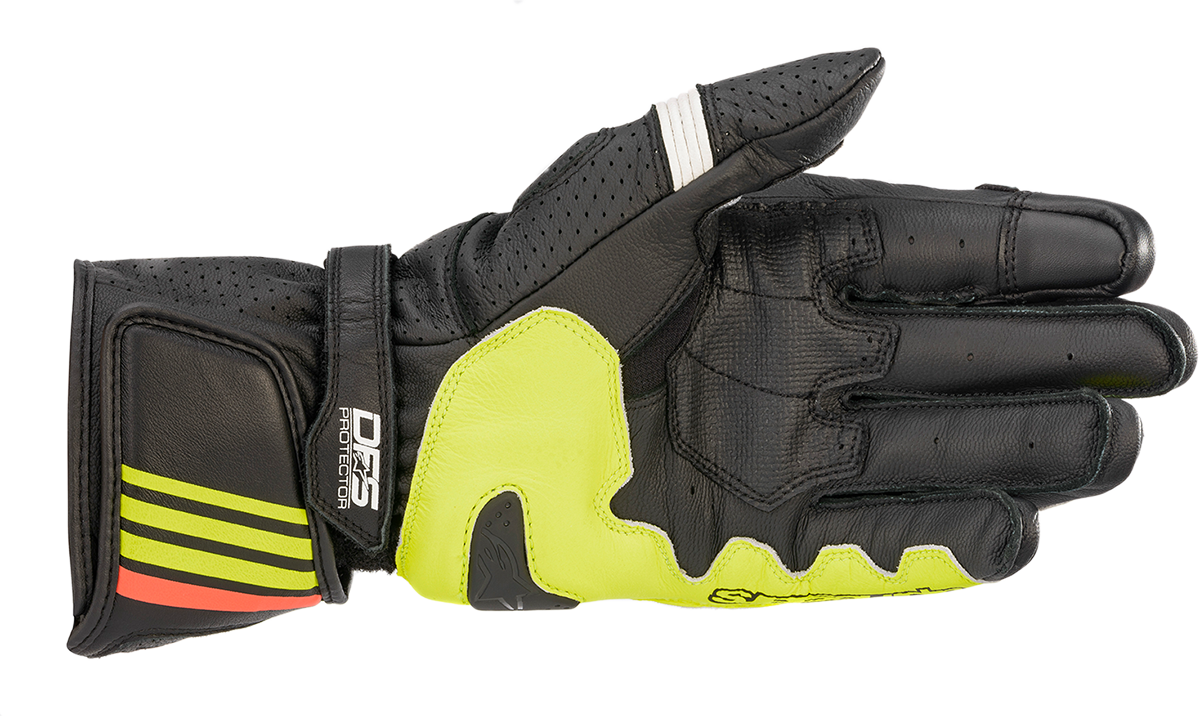 ALPINESTARS GP Plus R v2 Gloves - Black/Yellow/Red - Medium 3556520-1538-M