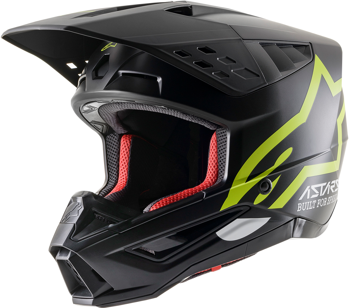ALPINESTARS SM5 Helmet - Compass - Matte Black/Yellow Fluo - 2XL