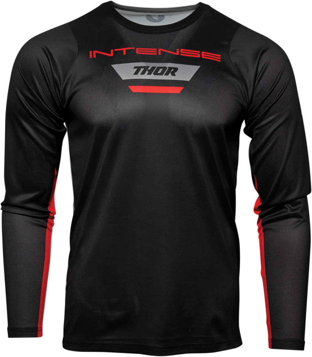 THOR Intense Jersey - Long-Sleeve - Black/Gray - 2XL 5120-0067