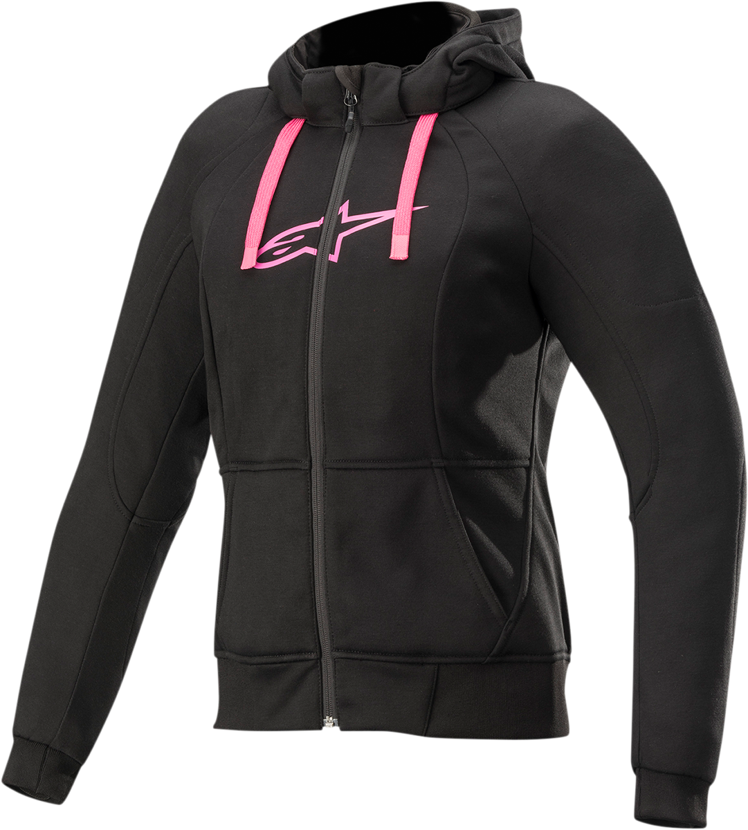 ALPINESTARS Women's Sport Jacket/Hoodie - Black/Pink- Medium 4210920-1039-M