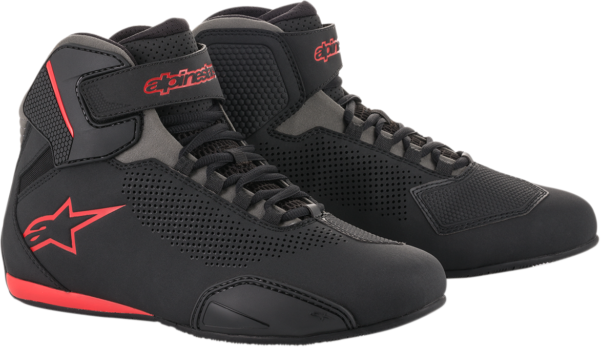 ALPINESTARS Sektor Vented Shoes - Black/Gray/Red - US 6.5 251561813165