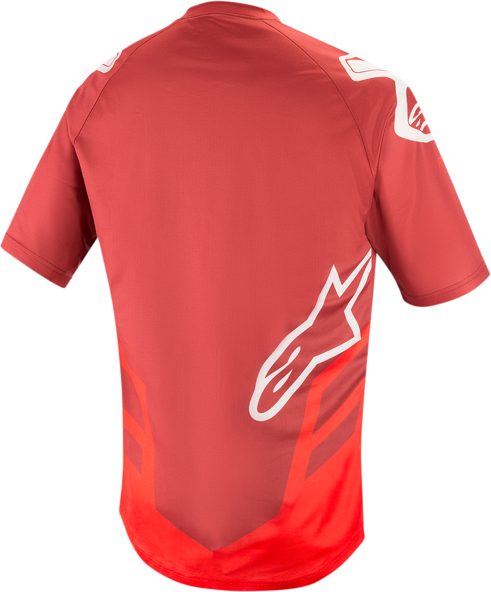 ALPINESTARS Racer V2 Jersey - Burgundy/Red/White - Medium 1762919-3173-MD