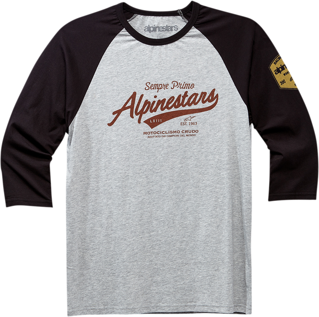 ALPINESTARS Script T-Shirt - Black/Gray - 2XL 12307150510282X