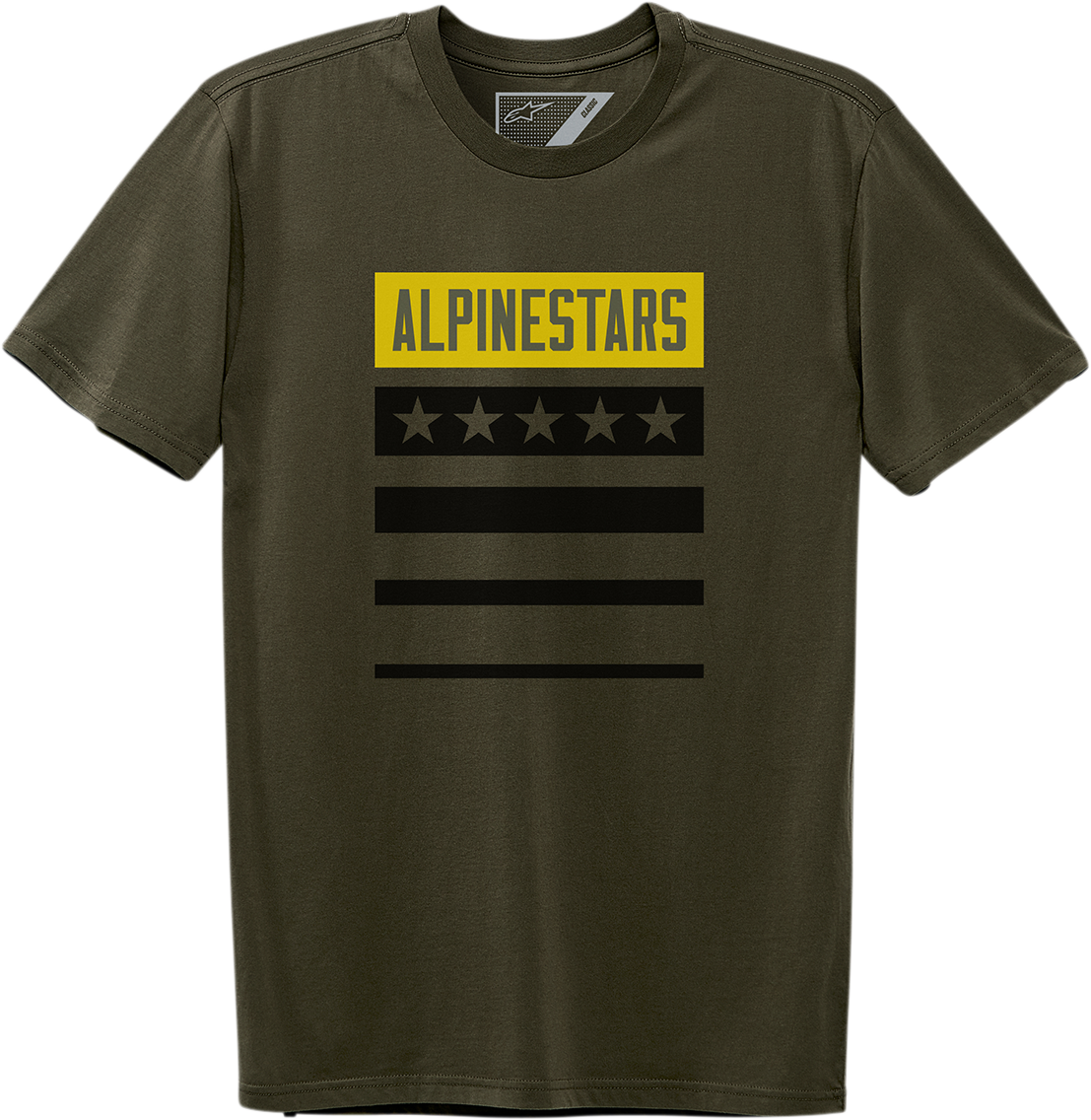 ALPINESTARS National T-Shirt - Military Green - Medium 123072104690M