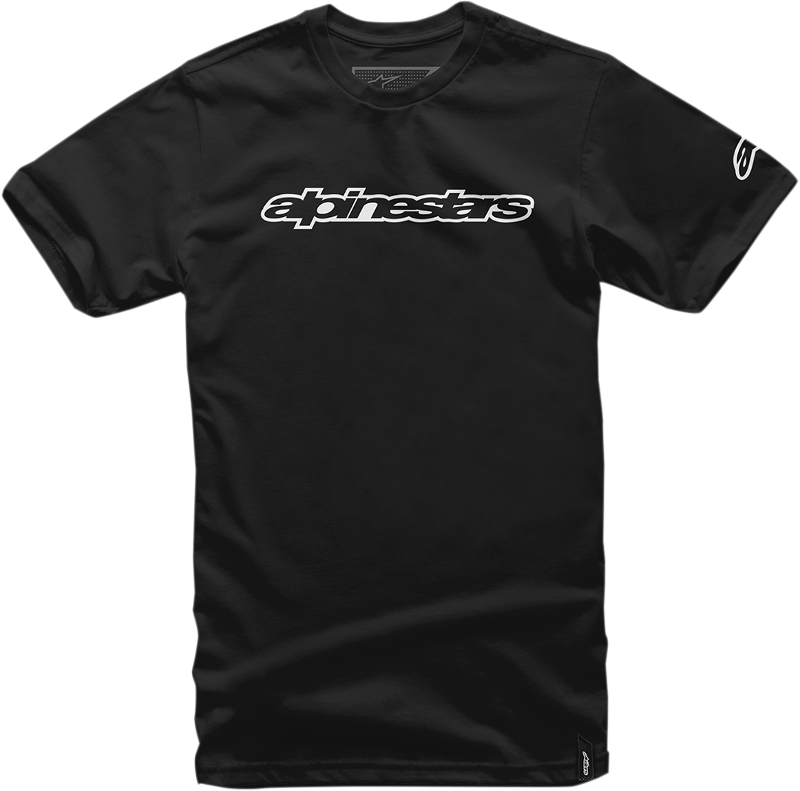 ALPINESTARS Word T-Shirt - Black/White - Large 1036-72015-10L