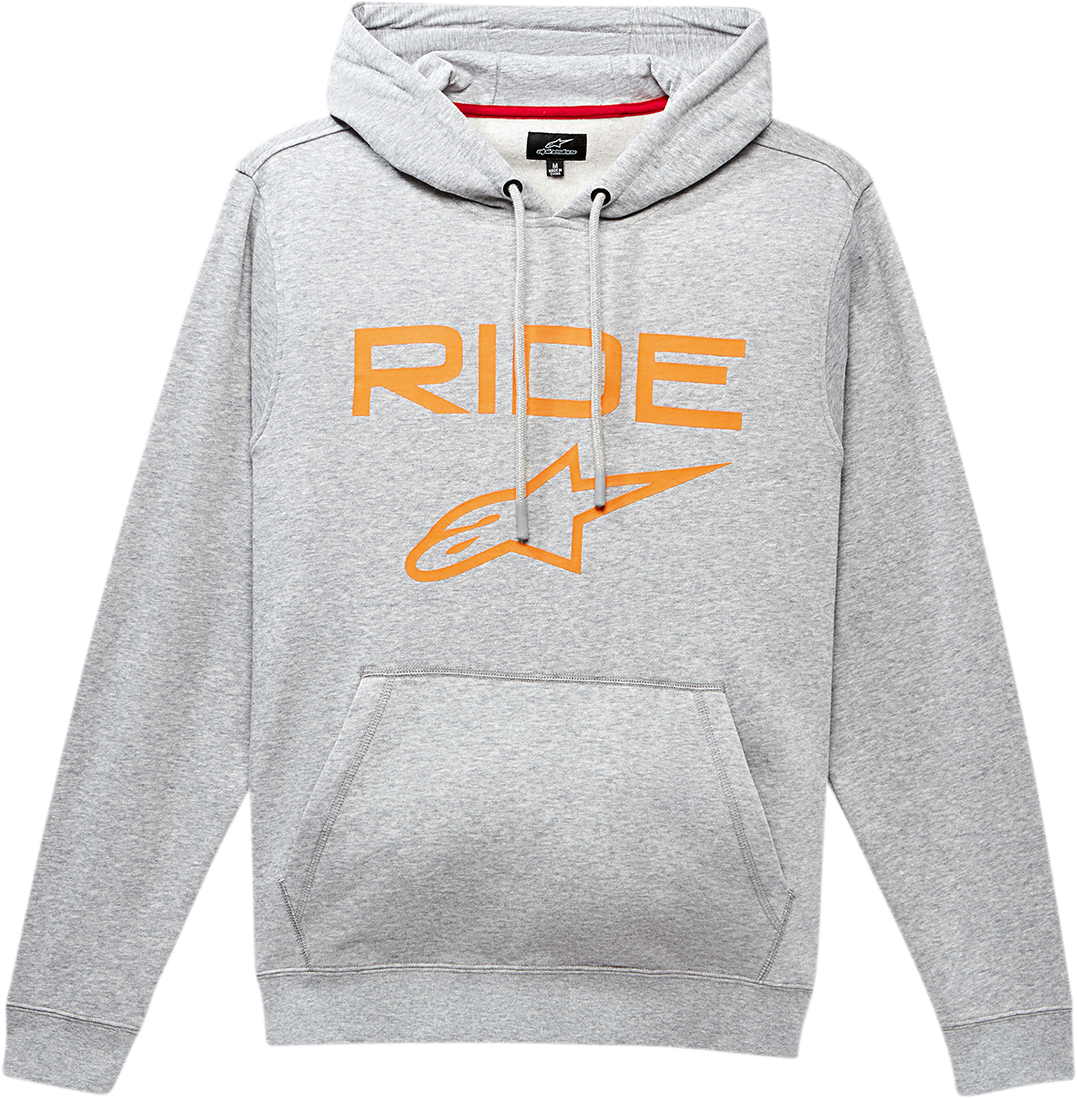 ALPINESTARS Ride 2.0 Hoodie - Gray/Orange - Medium 1119510001141M