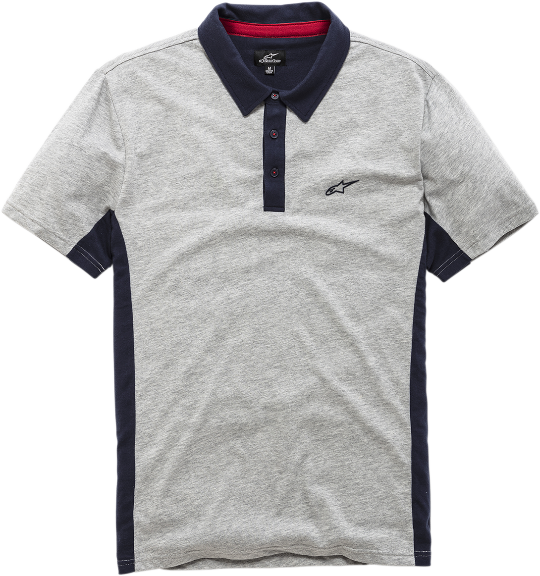 ALPINESTARS Champion Polo Shirt - Gray/Navy - XL 1210415001171XL