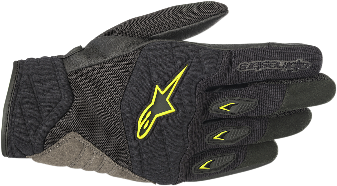 ALPINESTARS Shore Gloves - Black/Yellow - Small 3566318-155-S