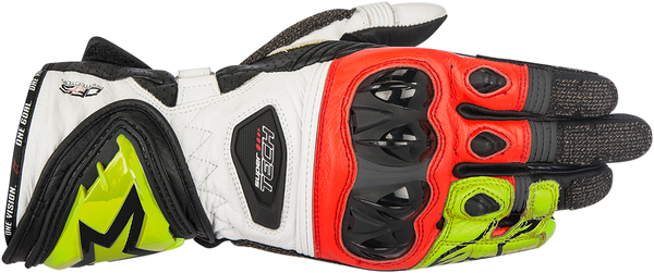 ALPINESTARS Supertech Gloves - Black/Yellow/Red - XL 3556017-1536