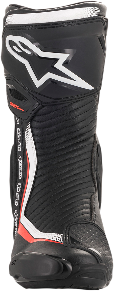 ALPINESTARS SMX+ Boots - Black/White/Red Fluorescent - US 7.5 / EU 41 2221019-1231-41