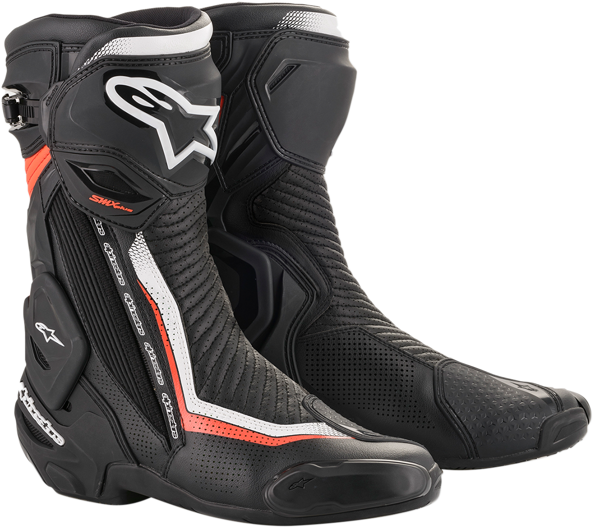 ALPINESTARS SMX+ Vented Boots - Black/White/Red - US 5 / EU 38 2221119-1231-38