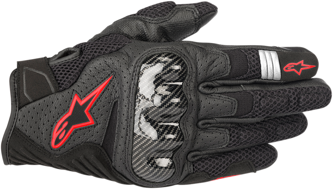 ALPINESTARS SMX-1 Air V2 Gloves - Black/Red - Medium 3570518-1030-M