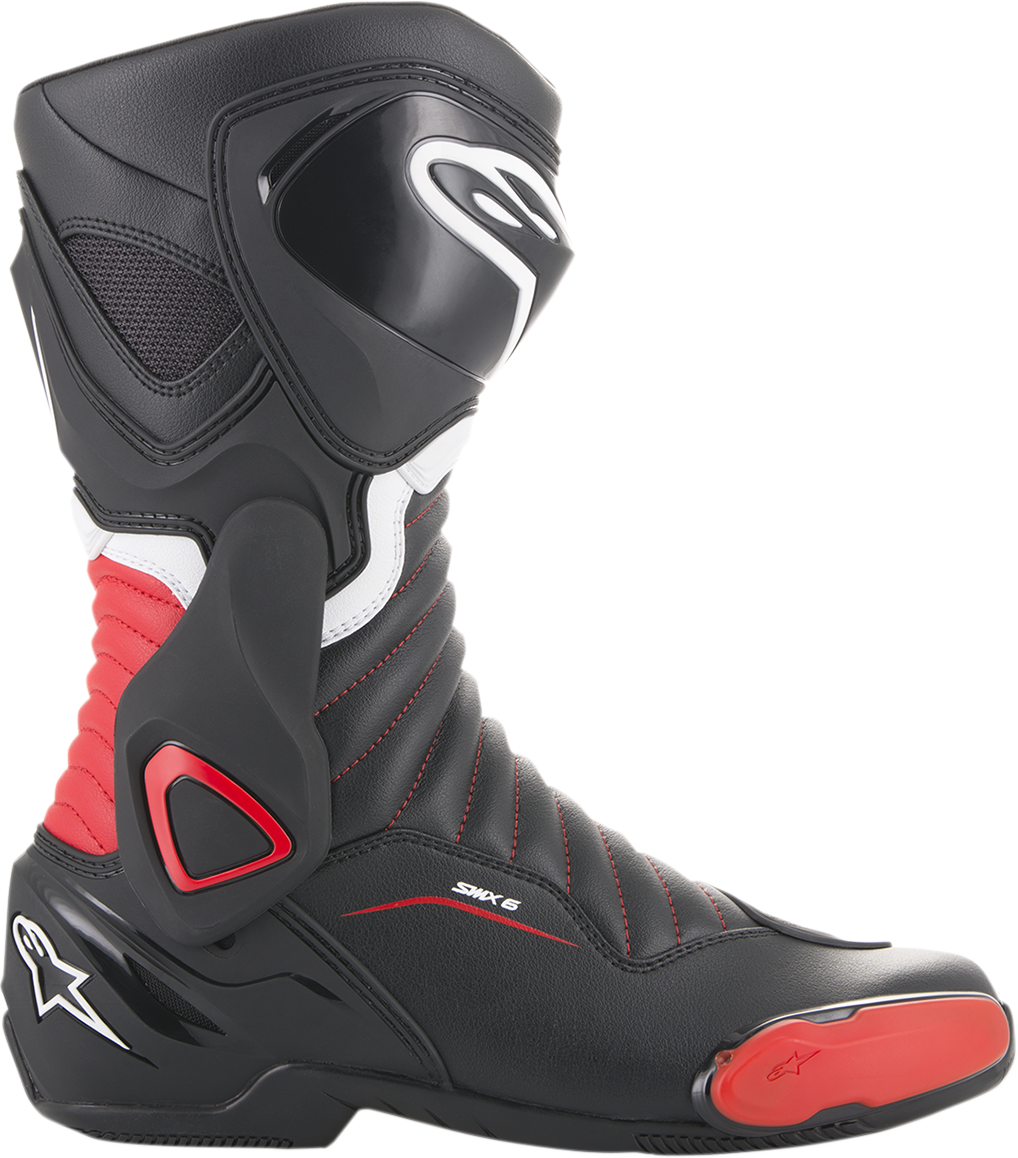 ALPINESTARS SMX-6 v2 Boots - Black/Red - US 11.5 / EU 46