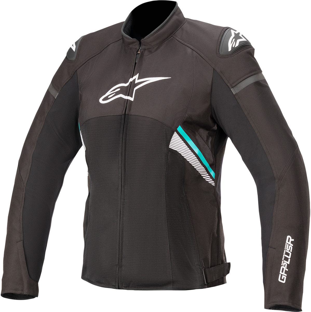 ALPINESTARS Stella T-GP Plus R v3 Air Jacket - Black/White/Teal - 2XL 331062012702X