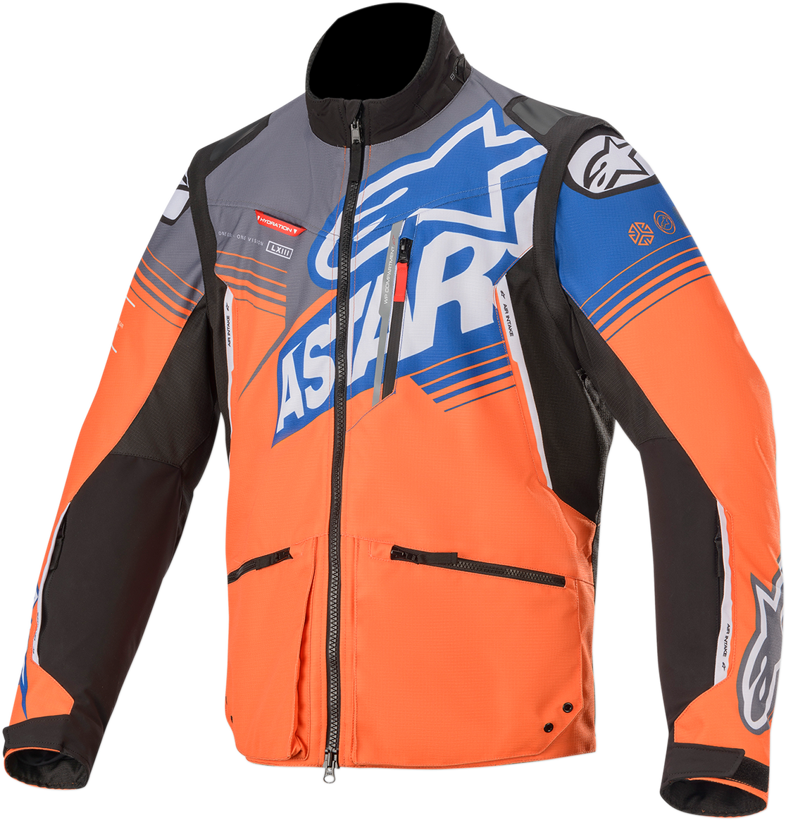 ALPINESTARS Venture Jacket - Orange/Gray/Blue - Large 3703019-417-L