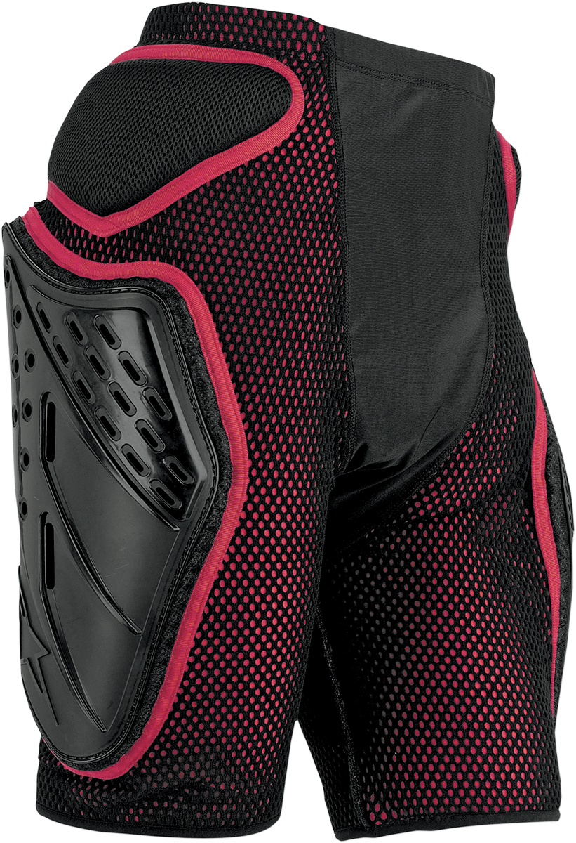 ALPINESTARS Bionic Freeride Shorts - Black/Red - Large 650707-13-L