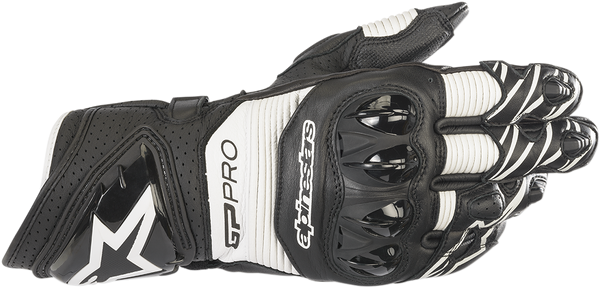 ALPINESTARS GP Pro R3 Gloves - Black /White - 2XL 3556719-12-XXL