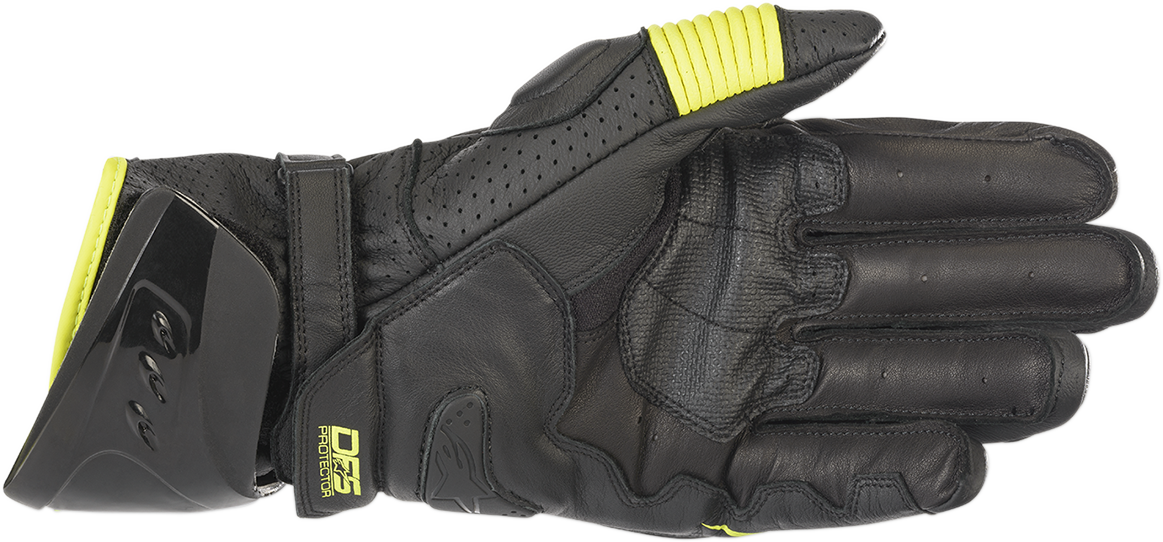 ALPINESTARS GP Pro R3 Gloves - Black /Yellow - Small 3556719-155-S