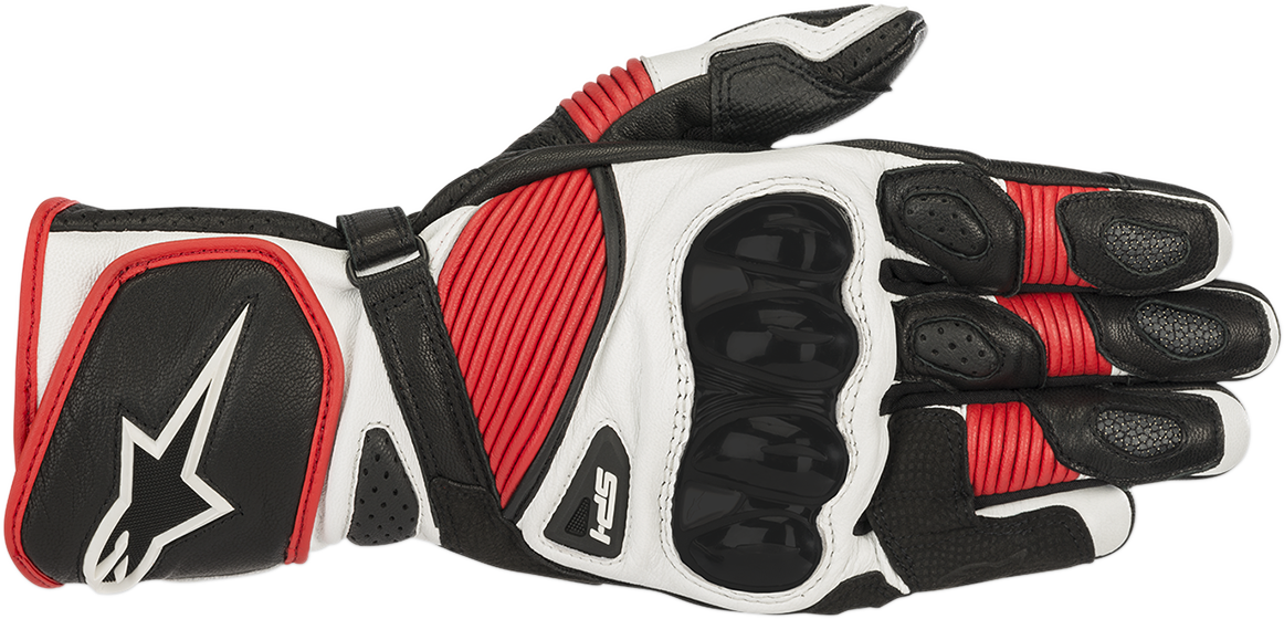 ALPINESTARS SP-1 V2 Gloves - Black/White/Red - Small 3558119-123-S