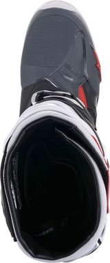 ALPINESTARS Tech 10 Supervented Boots - Black/White/Gray/Red - US 8 2010520-1213-8