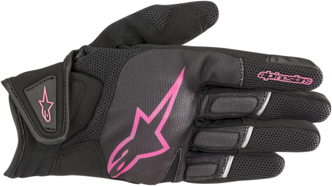 ALPINESTARS Stella Atom Gloves - Black/Pink - Small 3594018-1039-S