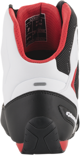 ALPINESTARS Faster-3 Rideknit Shoes - Black/White/Red - US 8 2510319123-8