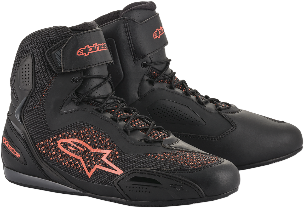 ALPINESTARS Faster-3 Rideknit Shoes - Black/Red - US 7 251031910307