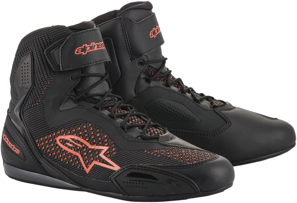ALPINESTARS Faster-3 Rideknit Shoes - Black/Red - US 7.5 251031910307.5