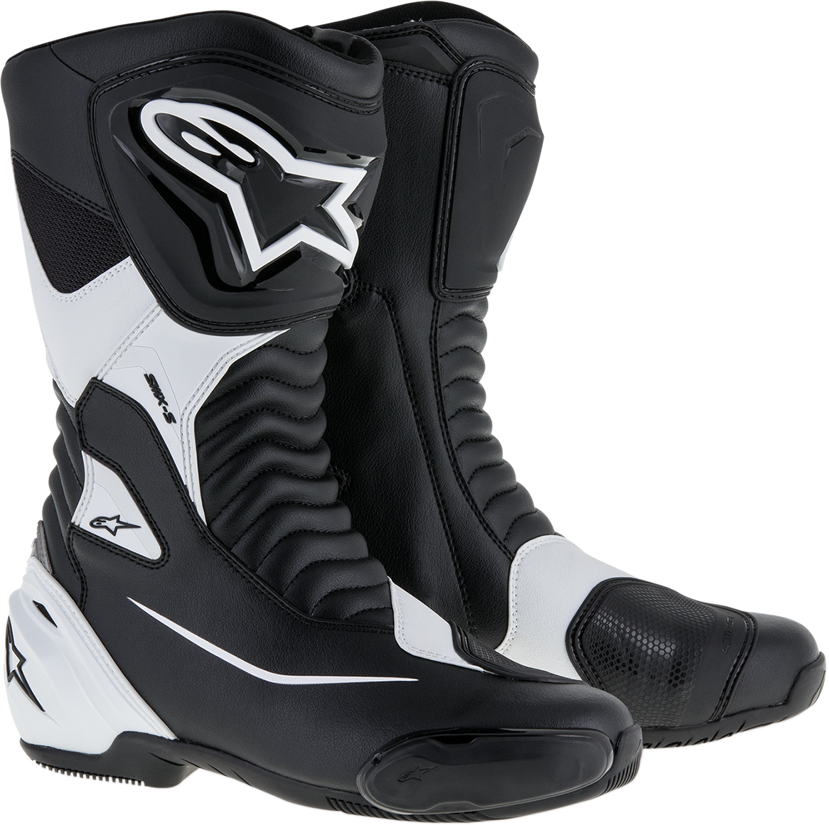 ALPINESTARS SMX-S Boots - Black/White - US 6 / EU 39 2223517-12-39