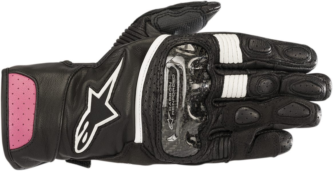ALPINESTARS Stella SP-2 V2 Gloves - Black/Fuchsia - Medium 3518218-1039-M