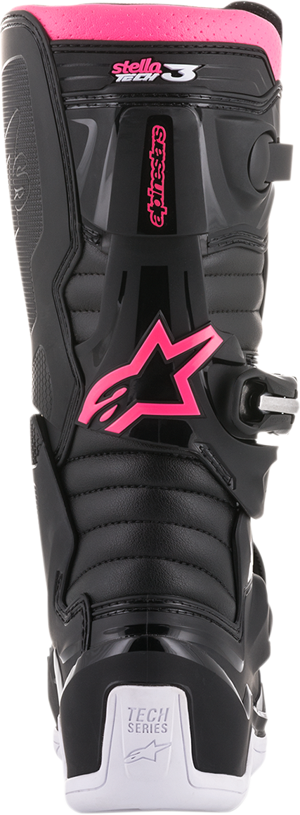 ALPINESTARS Stella Tech 3 Boots - Black/White/Pink - US 7 2013218-130-7