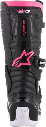 ALPINESTARS Stella Tech 3 Boots - Black/White/Pink - US 8 2013218-130-8