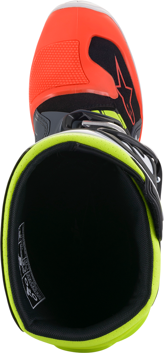ALPINESTARS Tech 7S Boots - Black/Gray/Red/White/Yellow - US 8 2015017-9058-8