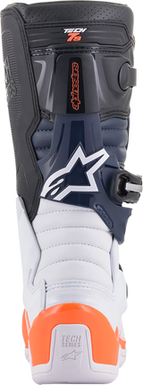 ALPINESTARS Tech 7S Boots - Black/Orange/White - US 5 2015017-1241-5