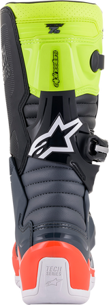ALPINESTARS Tech 7S Boots - Black/Gray/Red/White/Yellow - US 4 2015017-9058-4
