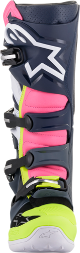 ALPINESTARS Tech 7 Boots - Black/Pink/White/Yellow - US 7 2012014-9076-7