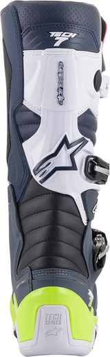 ALPINESTARS Tech 7 Boots - Black/Pink/White/Yellow - US 13 2012014-9076-13