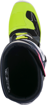 ALPINESTARS Tech 7 Boots - Black/Pink/White/Yellow - US 13 2012014-9076-13