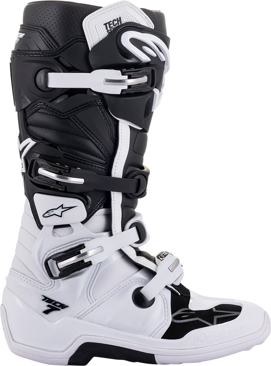 ALPINESTARS Tech 7 Boots - White/Black - US 12 2012014-21-12