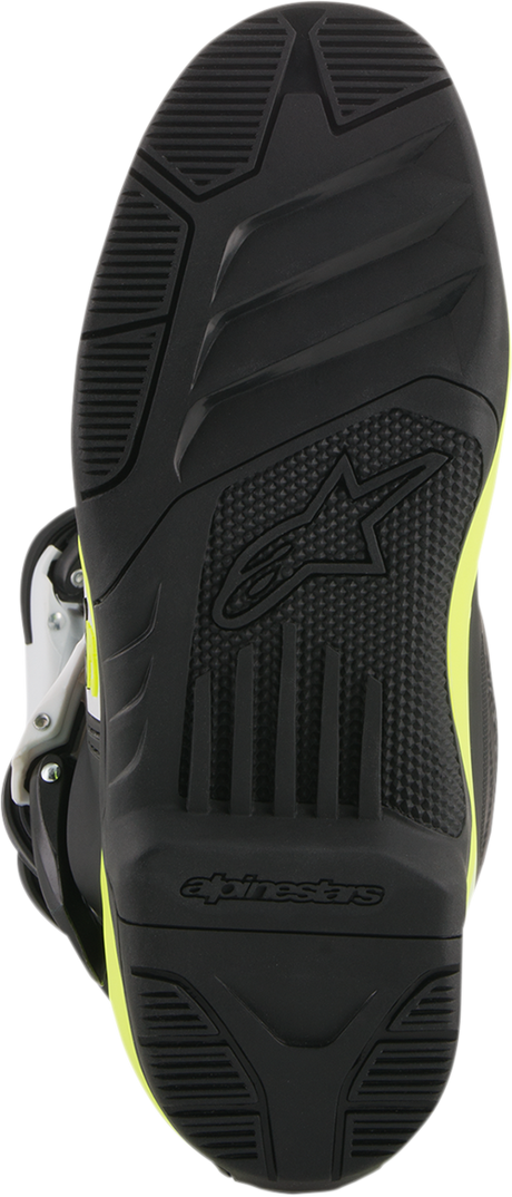 ALPINESTARS Tech 3S Boots - Black/White/Fluorescent Yellow - US 2 2014018-125-2