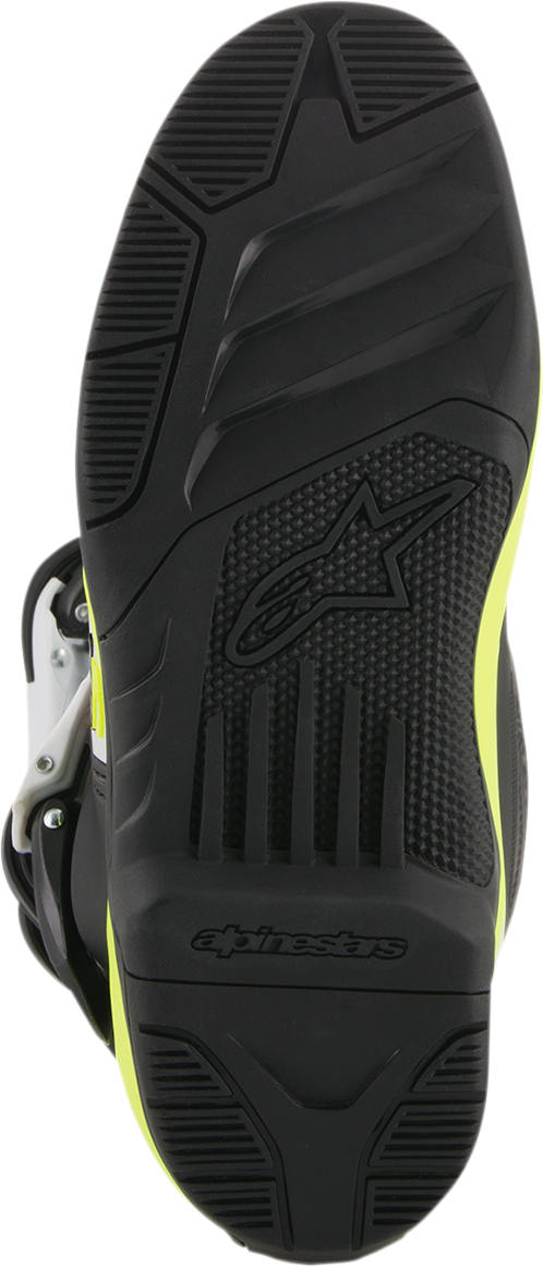 ALPINESTARS Tech 3S Boots - Black/White/Fluorescent Yellow - US 5 2014018-125-5