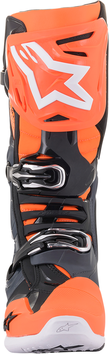 ALPINESTARS Tech 10 Boots - Fluorescent Orange/Cool Gray - US 9 2010020-9040-9