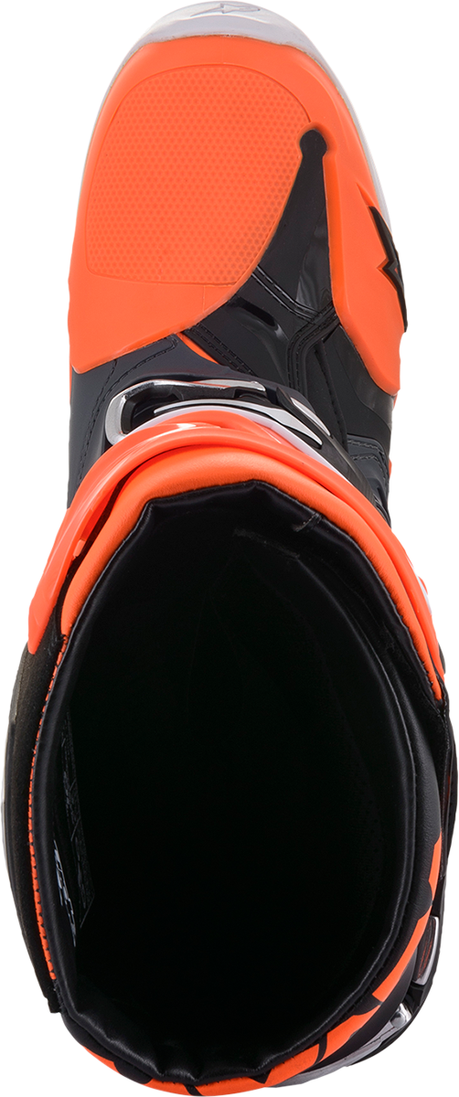 ALPINESTARS Tech 10 Boots - Fluorescent Orange/Cool Gray - US 9 2010020-9040-9