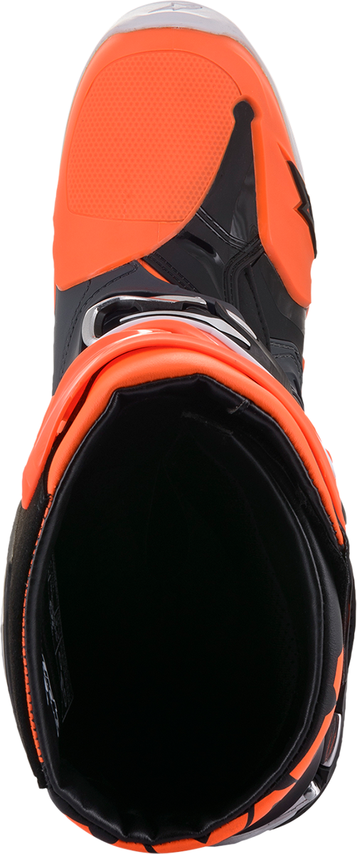 ALPINESTARS Tech 10 Boots - Fluorescent Orange/Cool Gray - US 8 2010020-9040-8